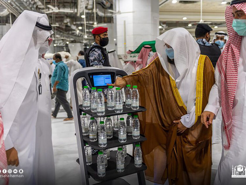 Smart robot for zam-zam water