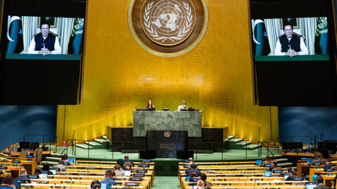 Imran khan in UN