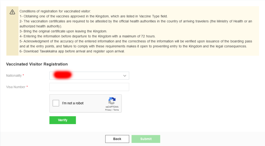 Arrival Registration1